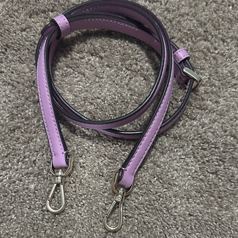 Kate Spade Purple Leather Bag Strap